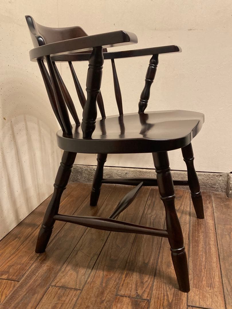 北海道民芸 無垢材 キャプテンチェア ウィンザーアームチェア 民藝 アンティーク