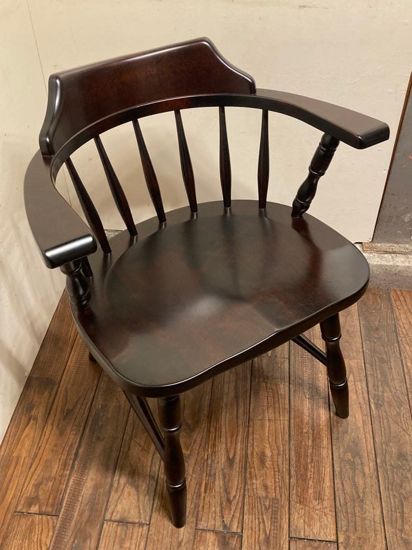 北海道民芸 無垢材 キャプテンチェア ウィンザーアームチェア 民藝 アンティーク