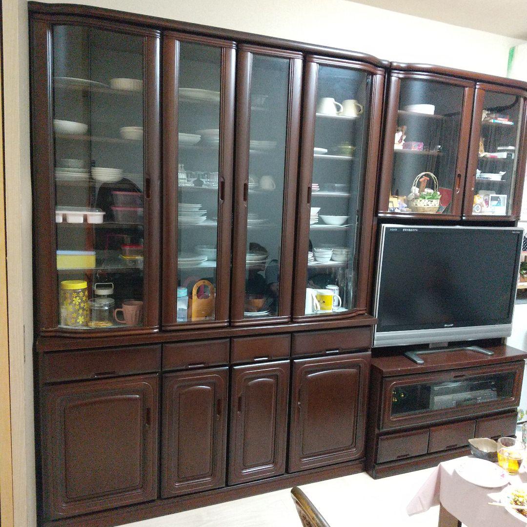 大幅値下げ致します！食器棚 木製 ブラウン