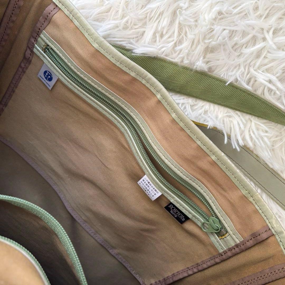 【レアカラー】ポーター PORTER レザートートバッグ A4収納可 大容量