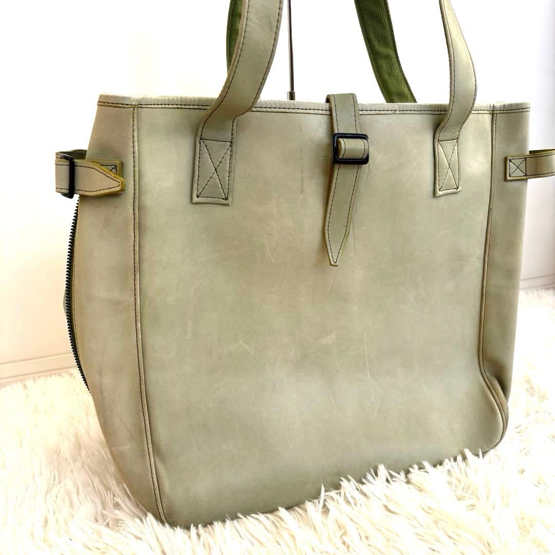 【レアカラー】ポーター PORTER レザートートバッグ A4収納可 大容量