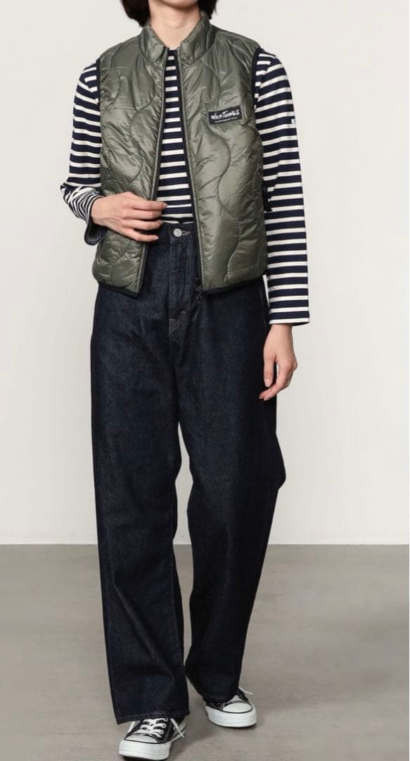 WILD THINGS 〈別注〉 リバーシブル 中綿ベスト Bshop