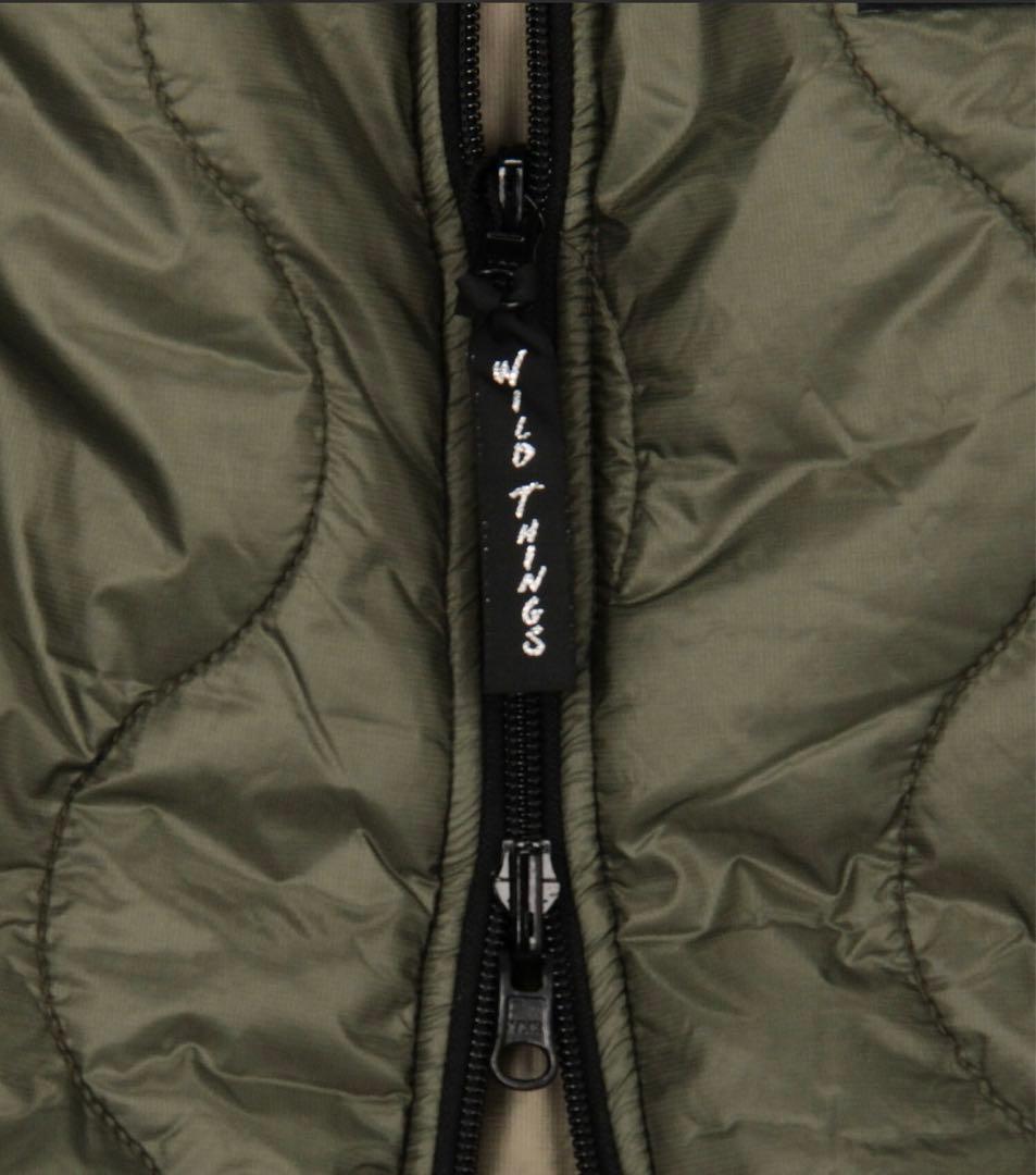 WILD THINGS 〈別注〉 リバーシブル 中綿ベスト Bshop
