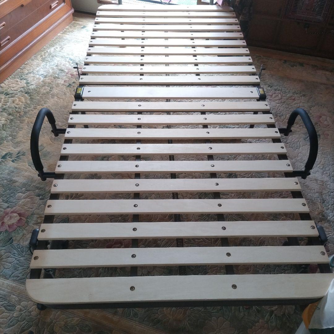 折りたたみベッド 木製スラット