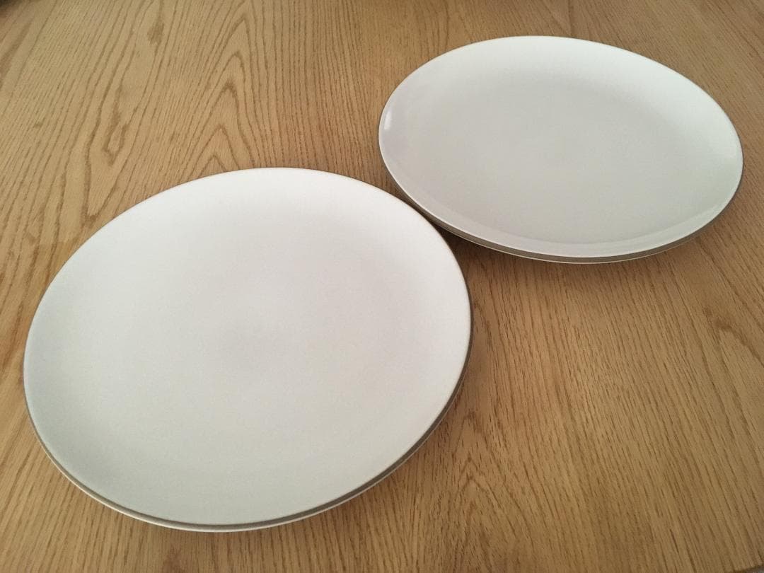 Heath Ceramics　ヒースセラミックス　ディナープレート　２枚組　白色