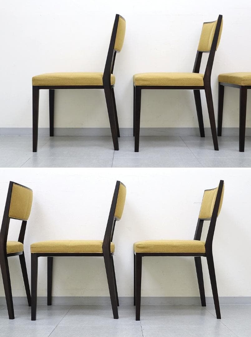 B①4脚セット 美品 TIME&STYLE ダイニングチェア 椅子 旭川家具