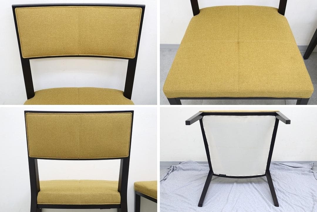 B①4脚セット 美品 TIME&STYLE ダイニングチェア 椅子 旭川家具