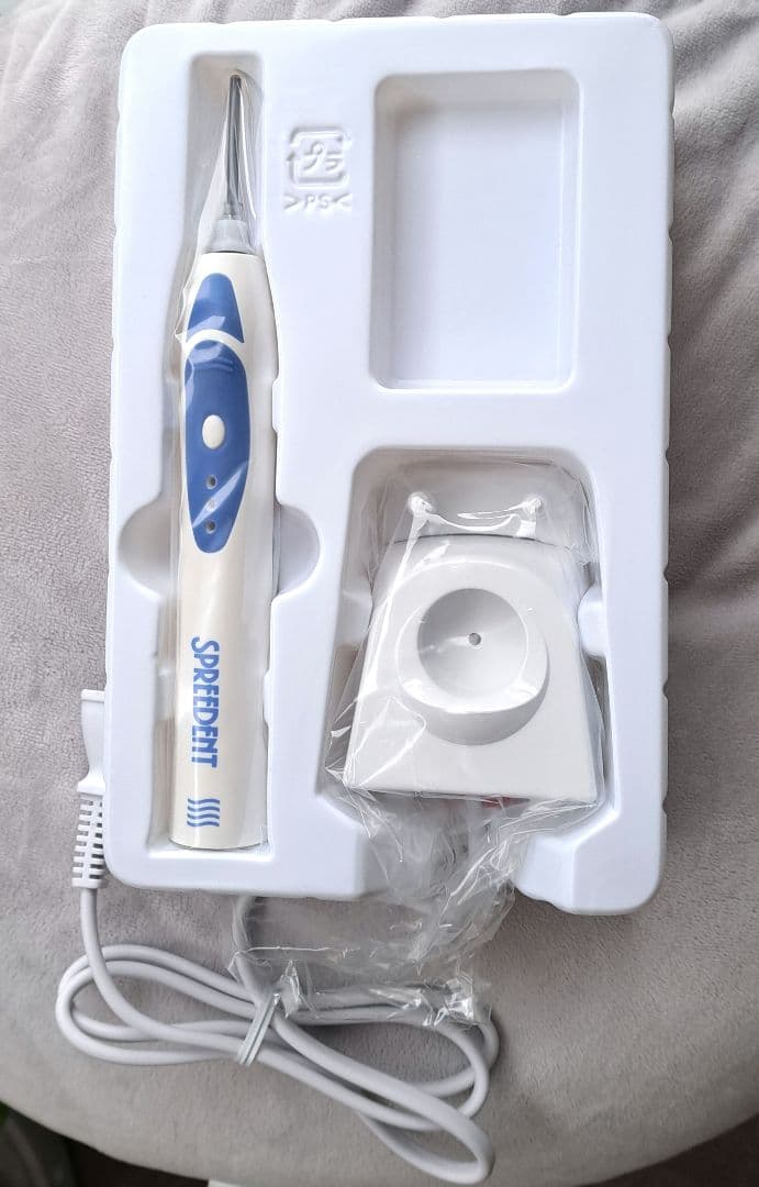 【未使用】Amway SPREEDENT音波振動歯ブラシ本体＋別売ブラシ４本付