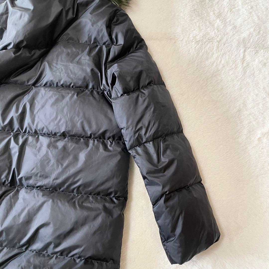 ✨️近年モデル✨ナノユニバース ダウンコート 西川ダウン ファー 2way 黒