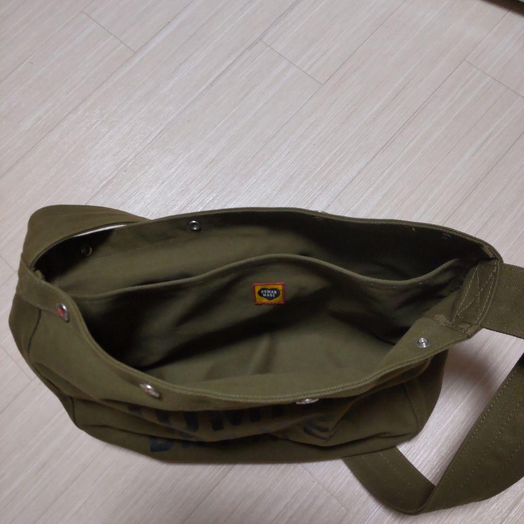 HUMAN MADE オリーブ バッグ 美品 正規品