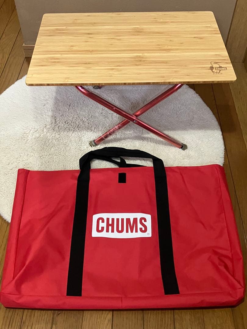 チャムス CHUMS バンブー サイドテーブル 中古