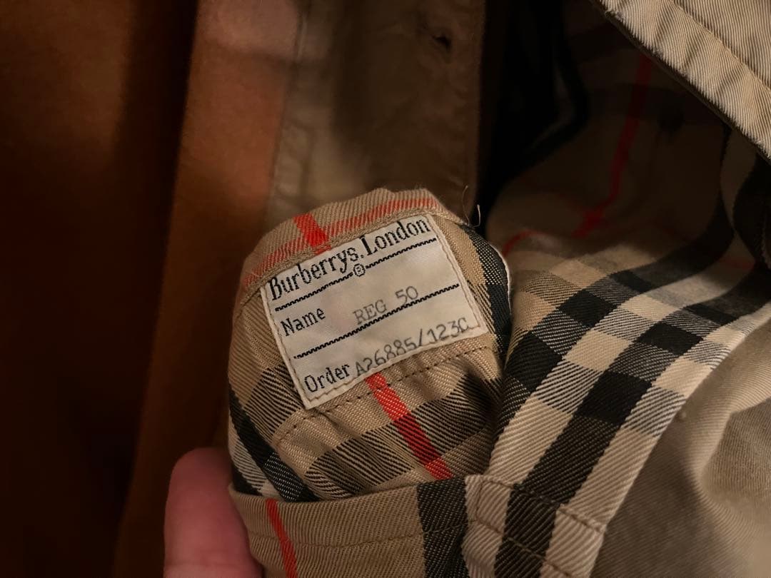 Burberryトレンチコート 一枚袖 ライナー完備 英国製 70s 80s