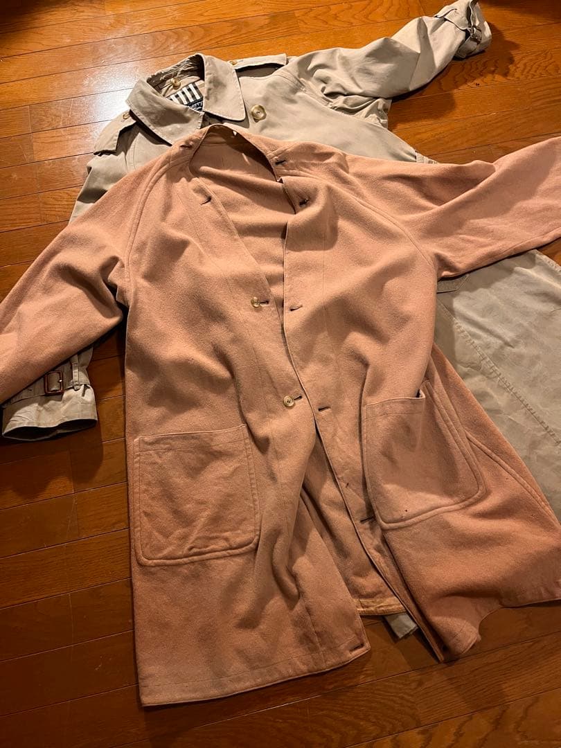 Burberryトレンチコート 一枚袖 ライナー完備 英国製 70s 80s