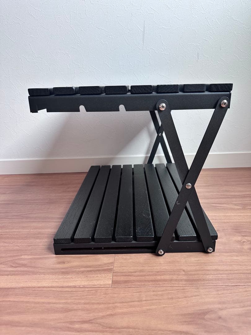 ANOBIA BLACK EDITION ウッドラック2段