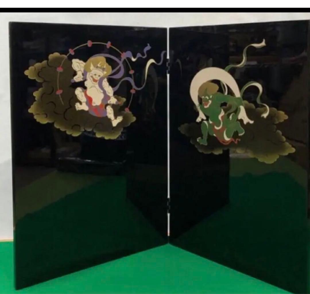 五月人形兜　 風神雷神屏風付き　 samurai helmet