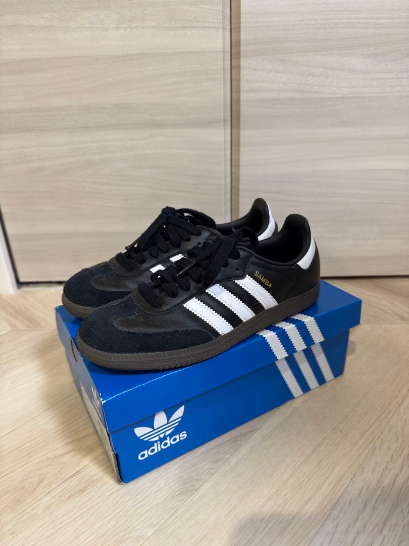 adidas Originals SAMBA OG スニーカー ブラックホワイト