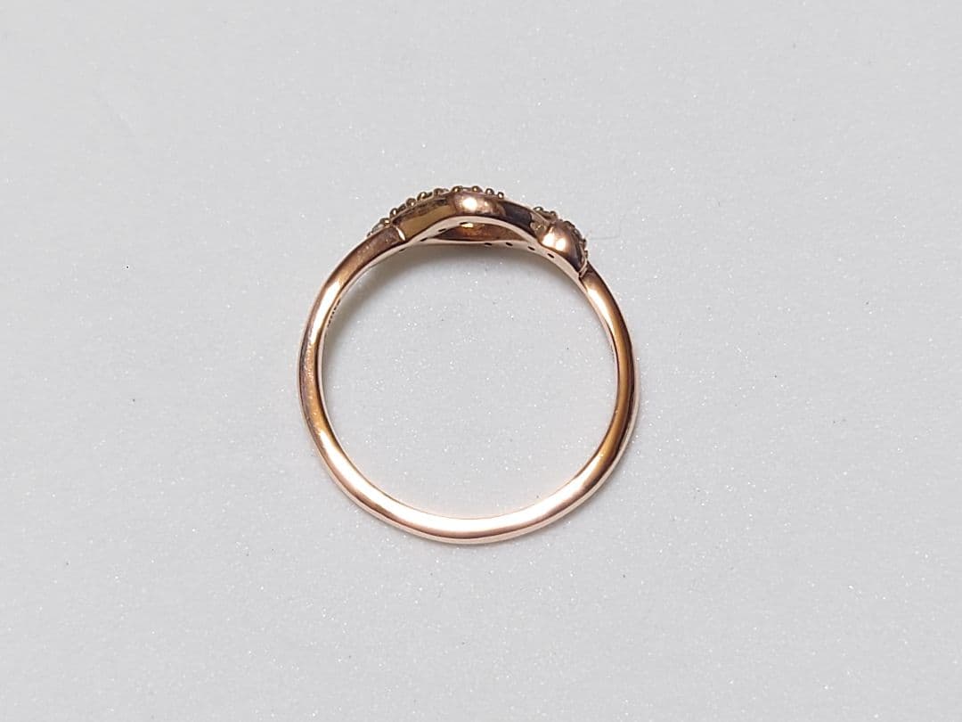 4℃ EAUDOUCE オデュース K10 ツイストデザインリング