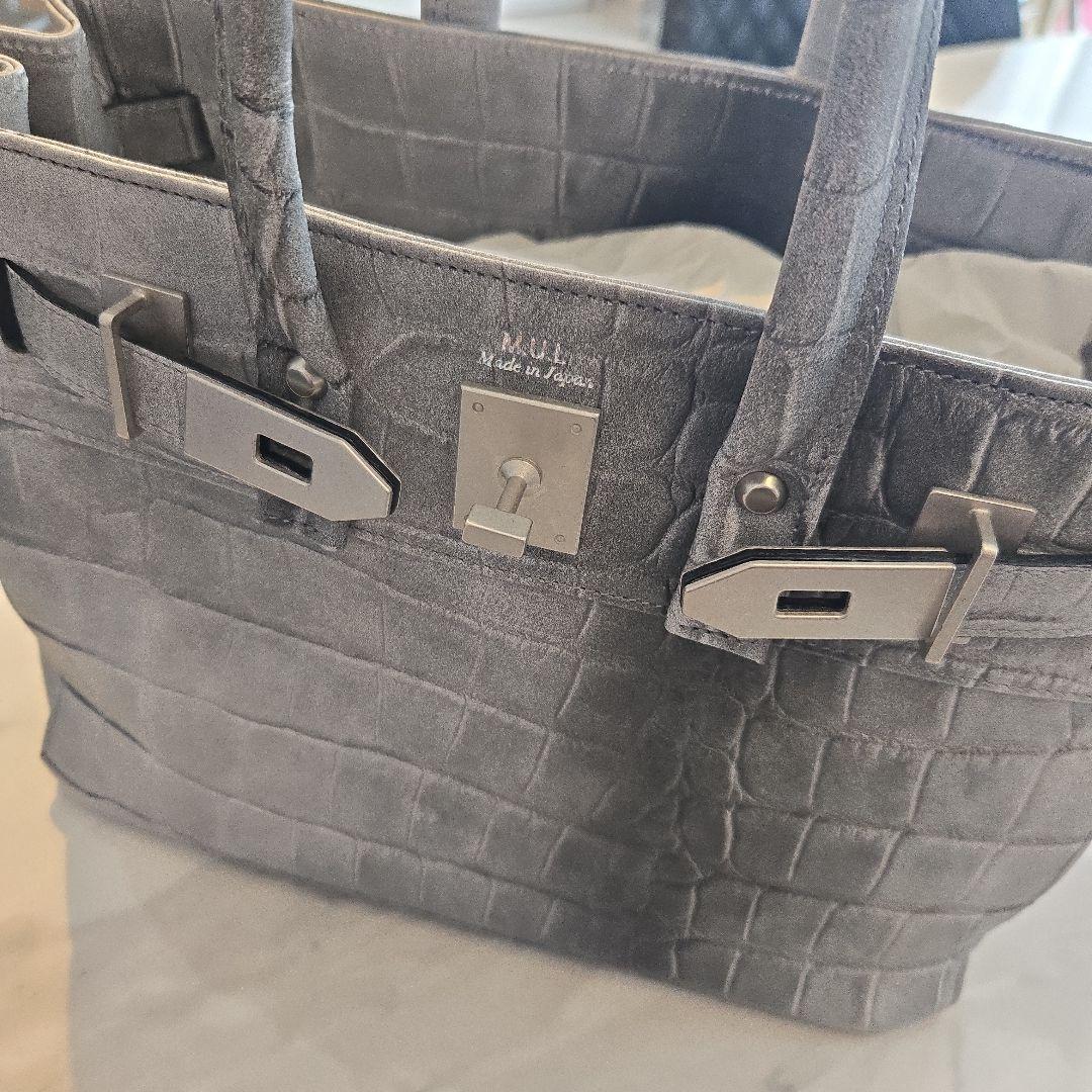 M.U.L. グレー トートバッグ