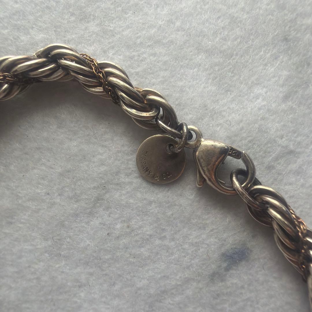 Tiffany ツイストブレスレット スクリュー　ロープ 925 750