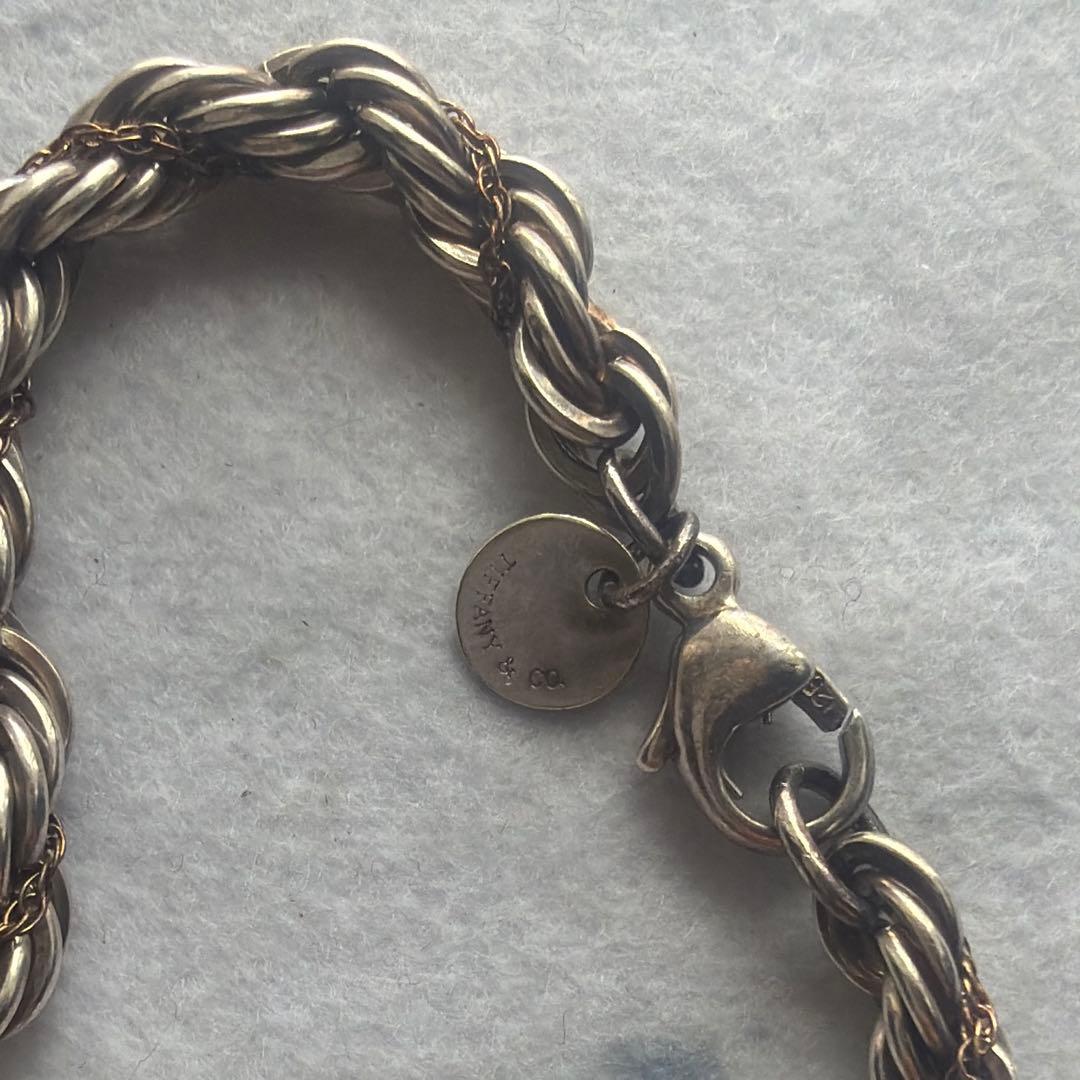 Tiffany ツイストブレスレット スクリュー　ロープ 925 750