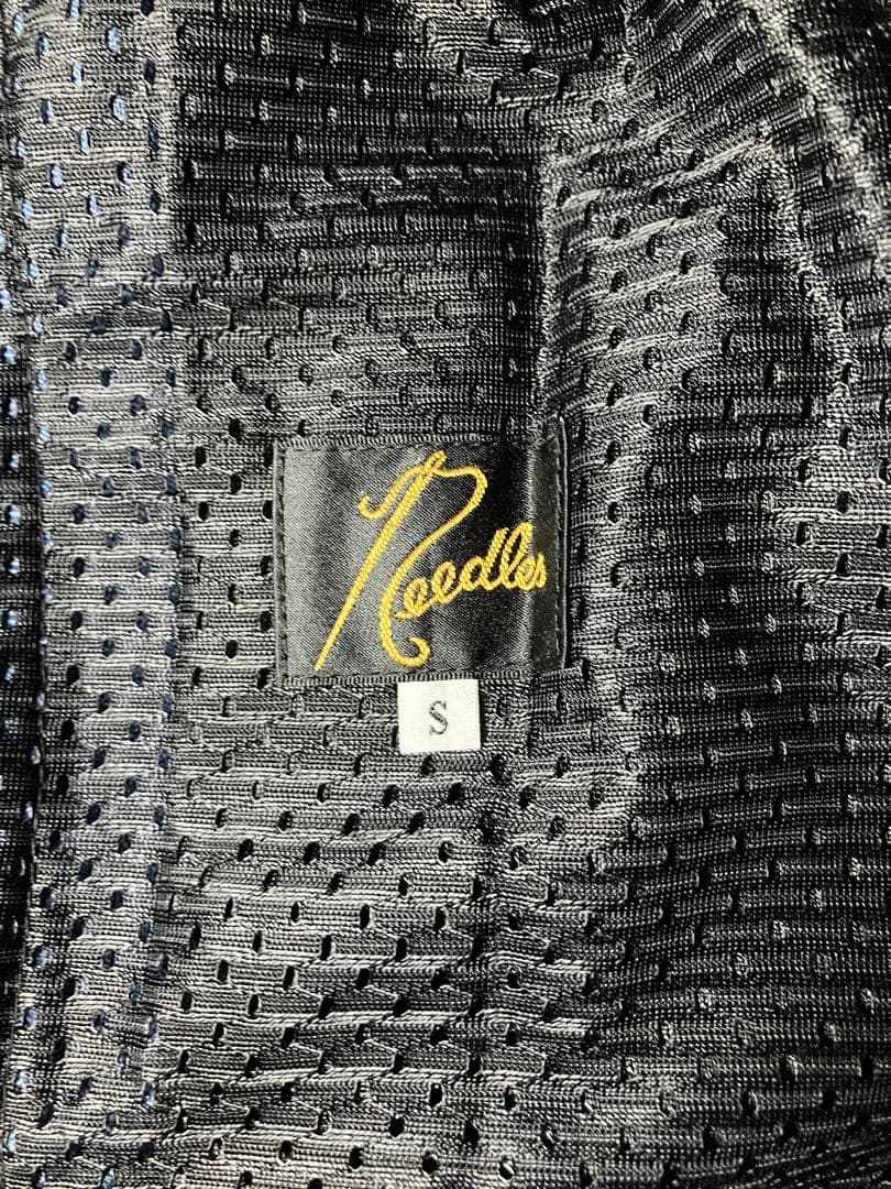 NEEDLES ナロートラックパンツ ベロア Blue