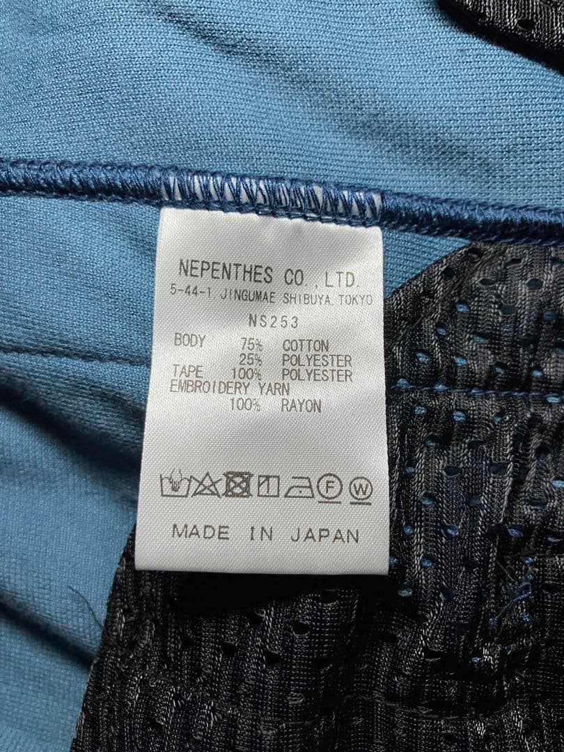 NEEDLES ナロートラックパンツ ベロア Blue