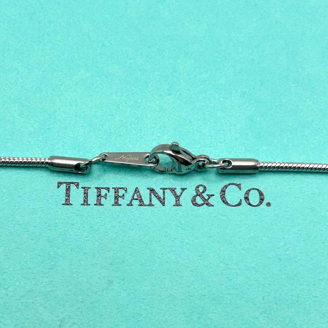 美品　ティファニー　ナロー　バー　1837 ネックレス　シルバー　社外チェーン