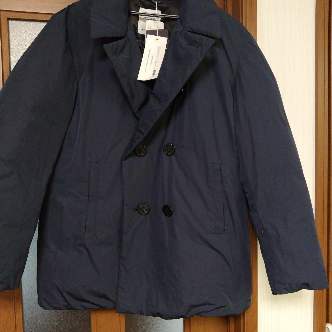 FIDELITY 新品未使用 Pコート ダウンジャケット L ネイビー