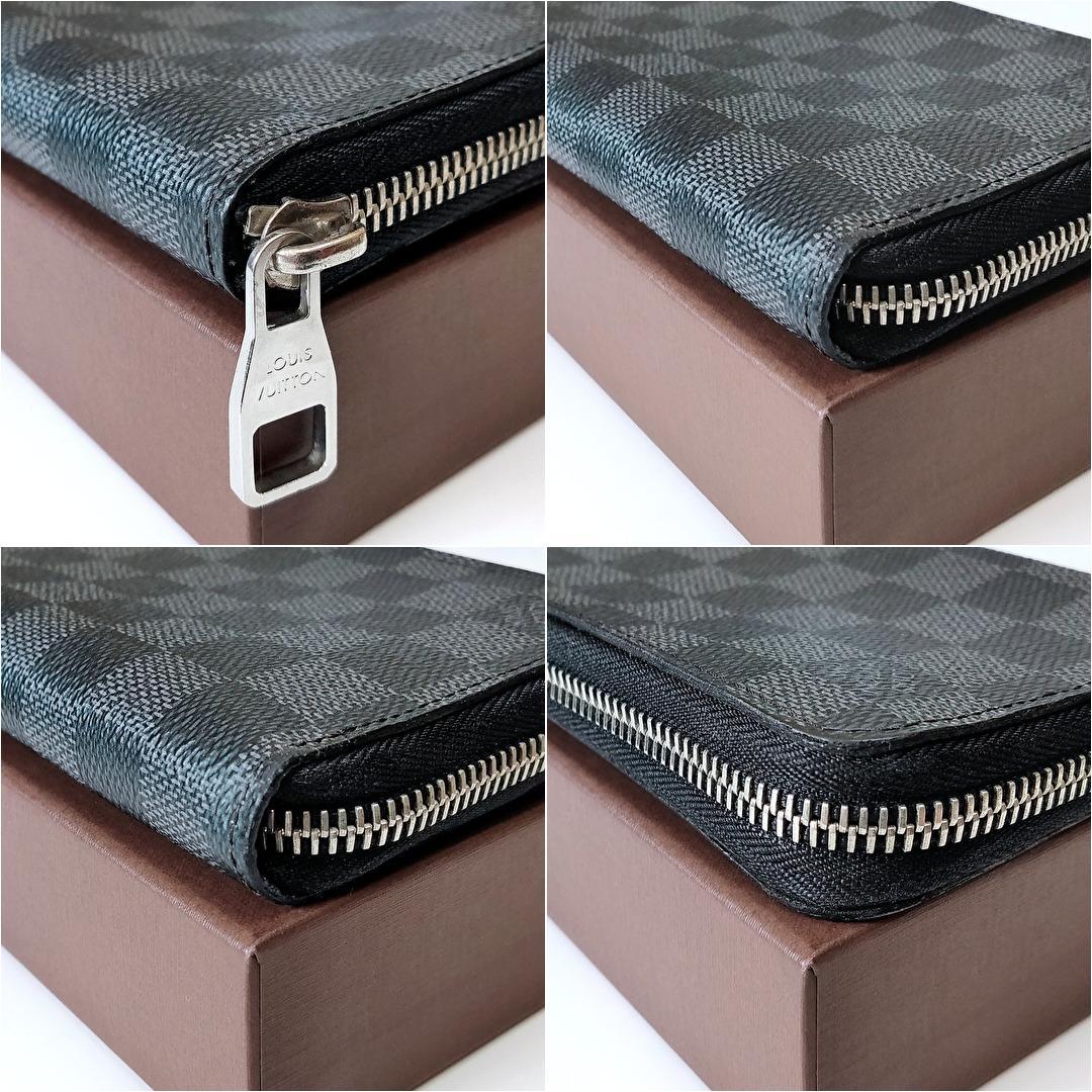 ルイヴィトン/ダミエ/グラフィット/ヴェルティカル/長財布★ブラック/黒/メンズ