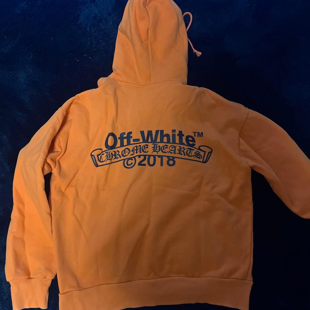 クロムハーツ オフホワイト　パーカー