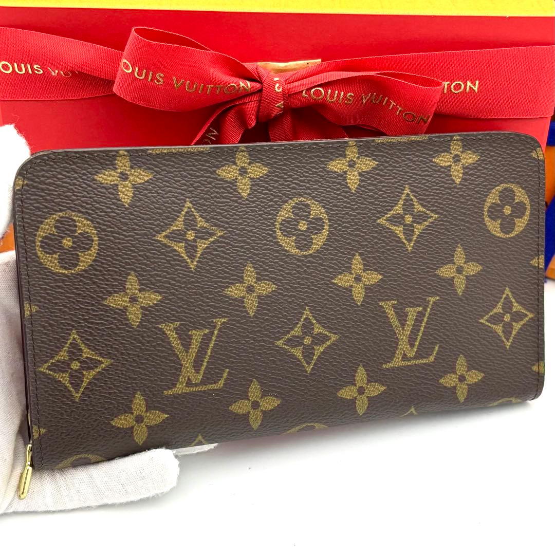 ☆極美品☆ルイヴィトン モノグラム ポルトモネジップ ラウンドファスナー長財布