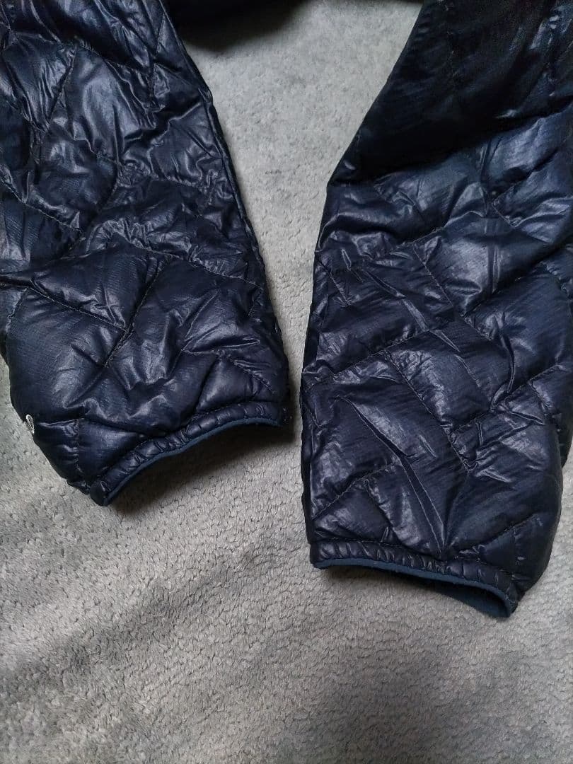 モンベル　プラズマ1000 ダウンジャケット　濃紺　ネイビー　EXダウン