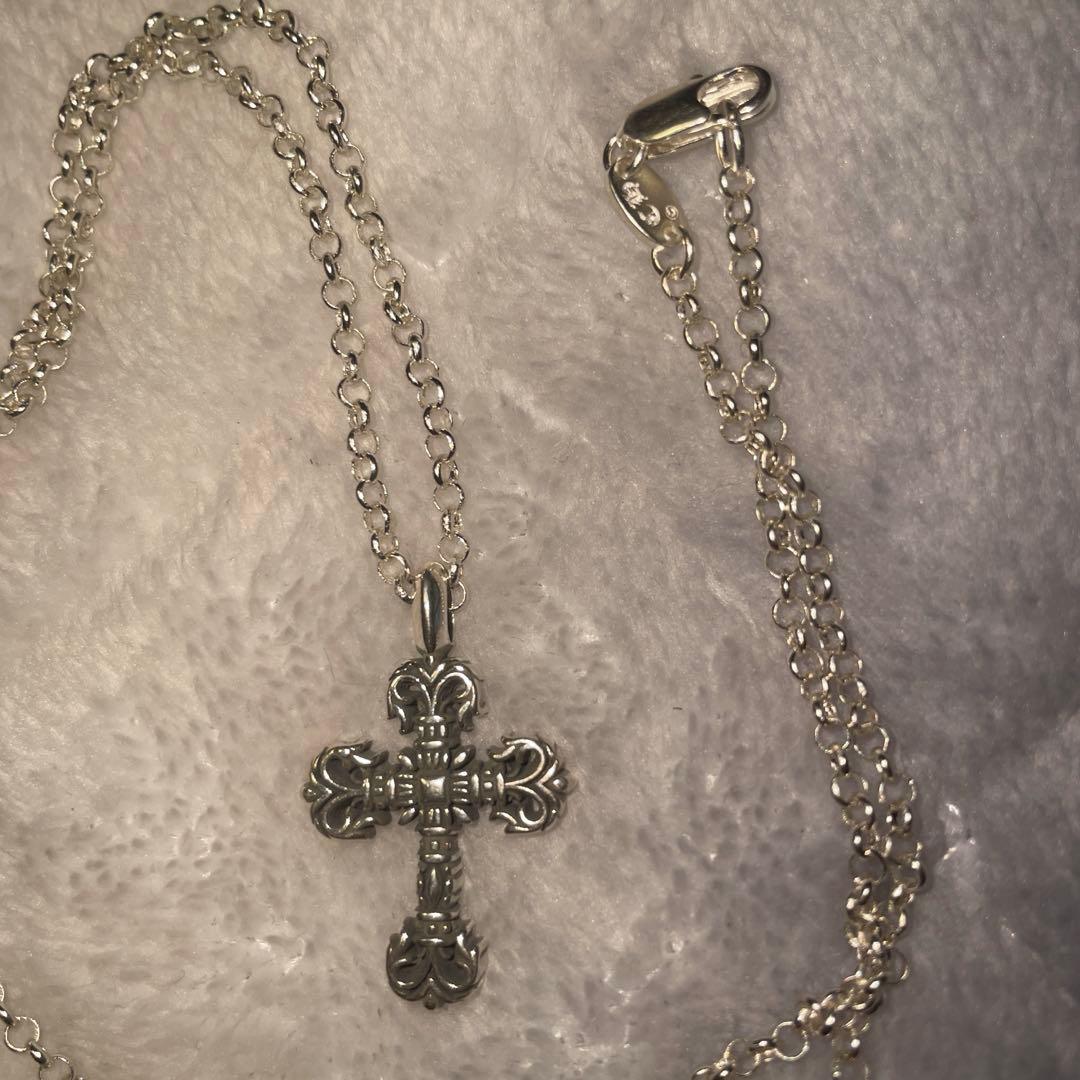 CH ネックレス925 シンプルクロス〇新品未使用品