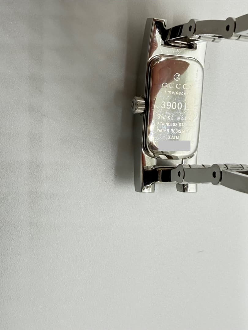 【新品電池】GUCCI グッチ 腕時計 3900L レクタングル レディース