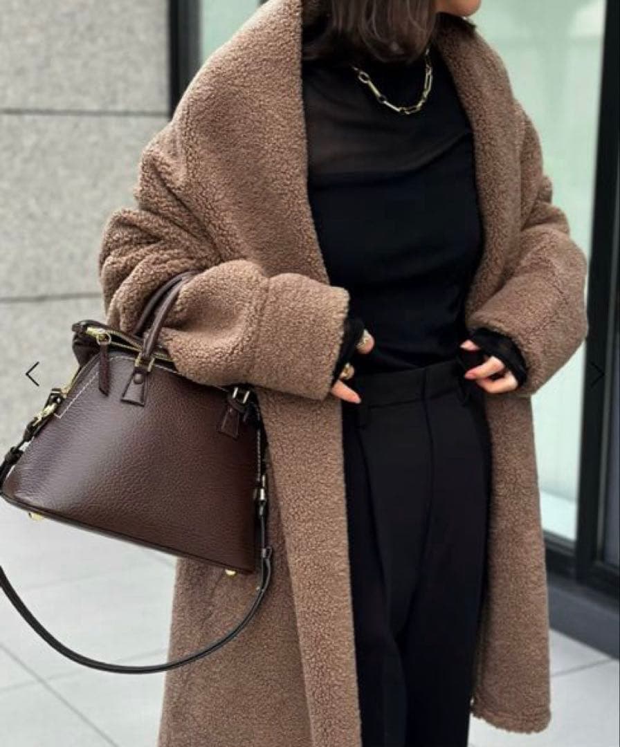 専用です新品タグ付きEmmaTaylorボンディングボアコートモカ 追加生産