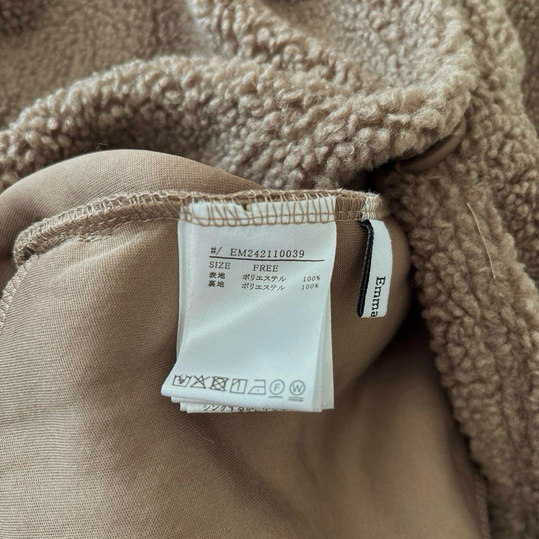 専用です新品タグ付きEmmaTaylorボンディングボアコートモカ 追加生産