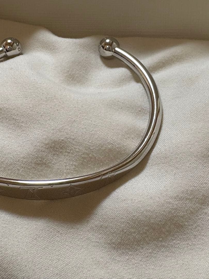 ルイヴィトン　LouisVuitton ジョンク　モノグラム　バングル　L