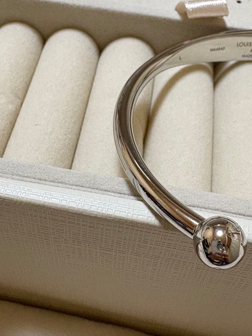 ルイヴィトン　LouisVuitton ジョンク　モノグラム　バングル　L
