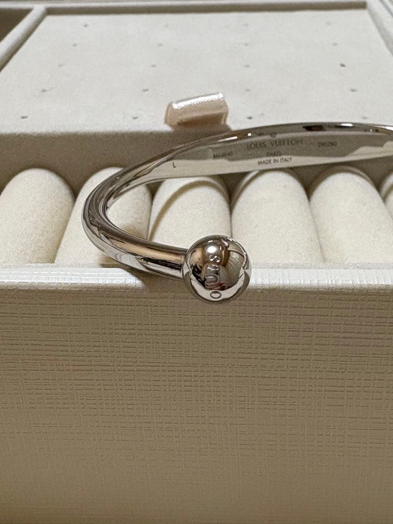 ルイヴィトン　LouisVuitton ジョンク　モノグラム　バングル　L