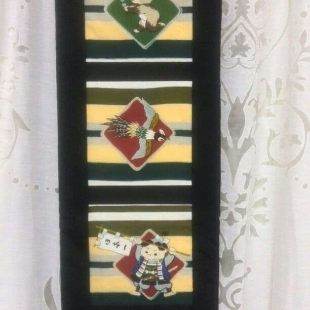 端午の節句 壁掛け タペストリー 着物 和柄