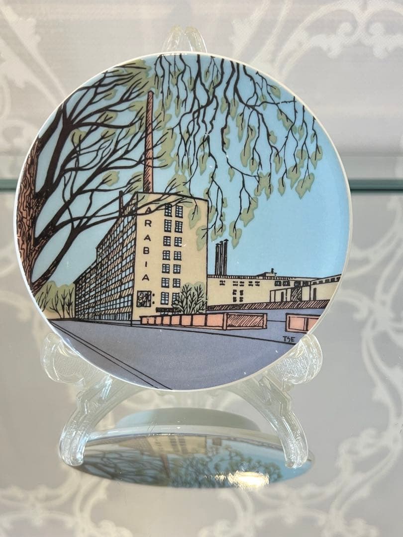 【①希少　アラビア　工場見学　ファクトリー　ビジット　プレート】