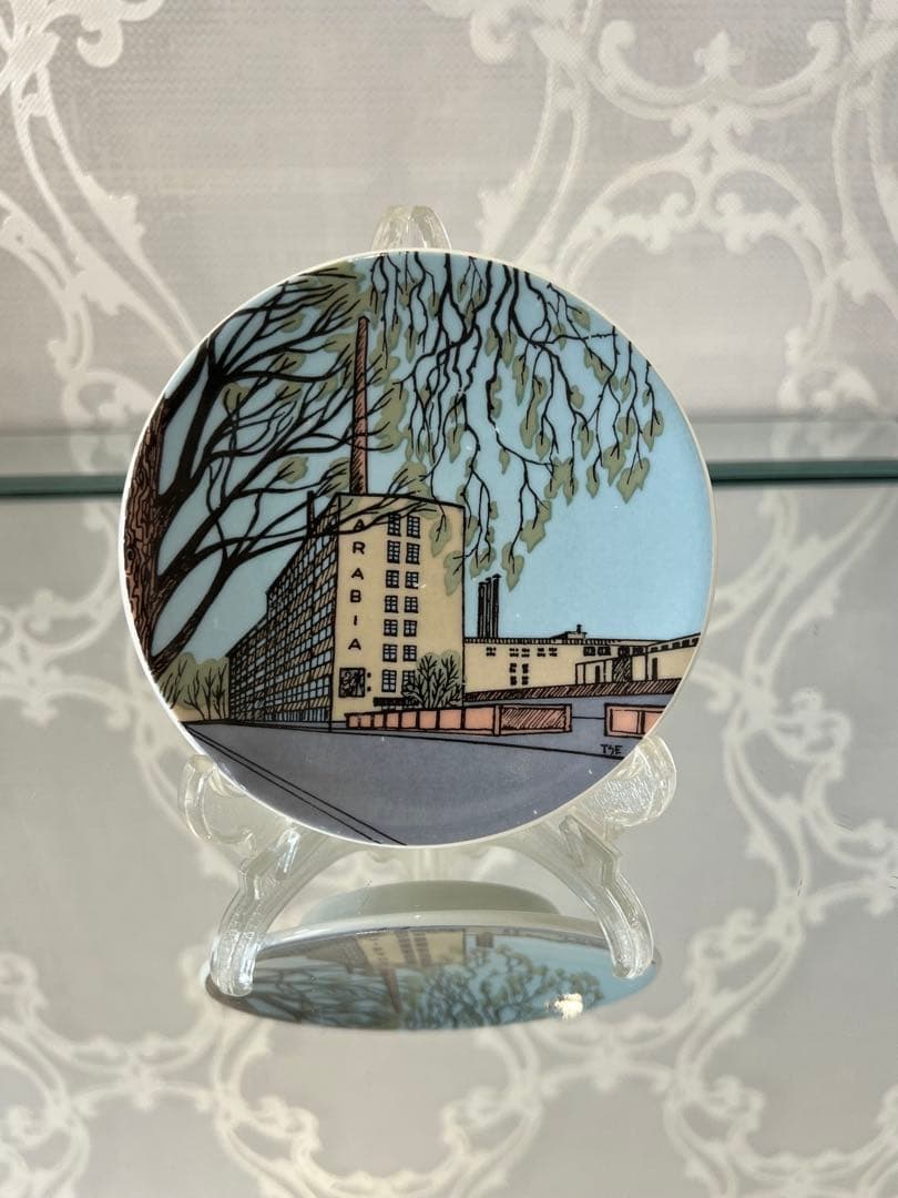 【①希少　アラビア　工場見学　ファクトリー　ビジット　プレート】