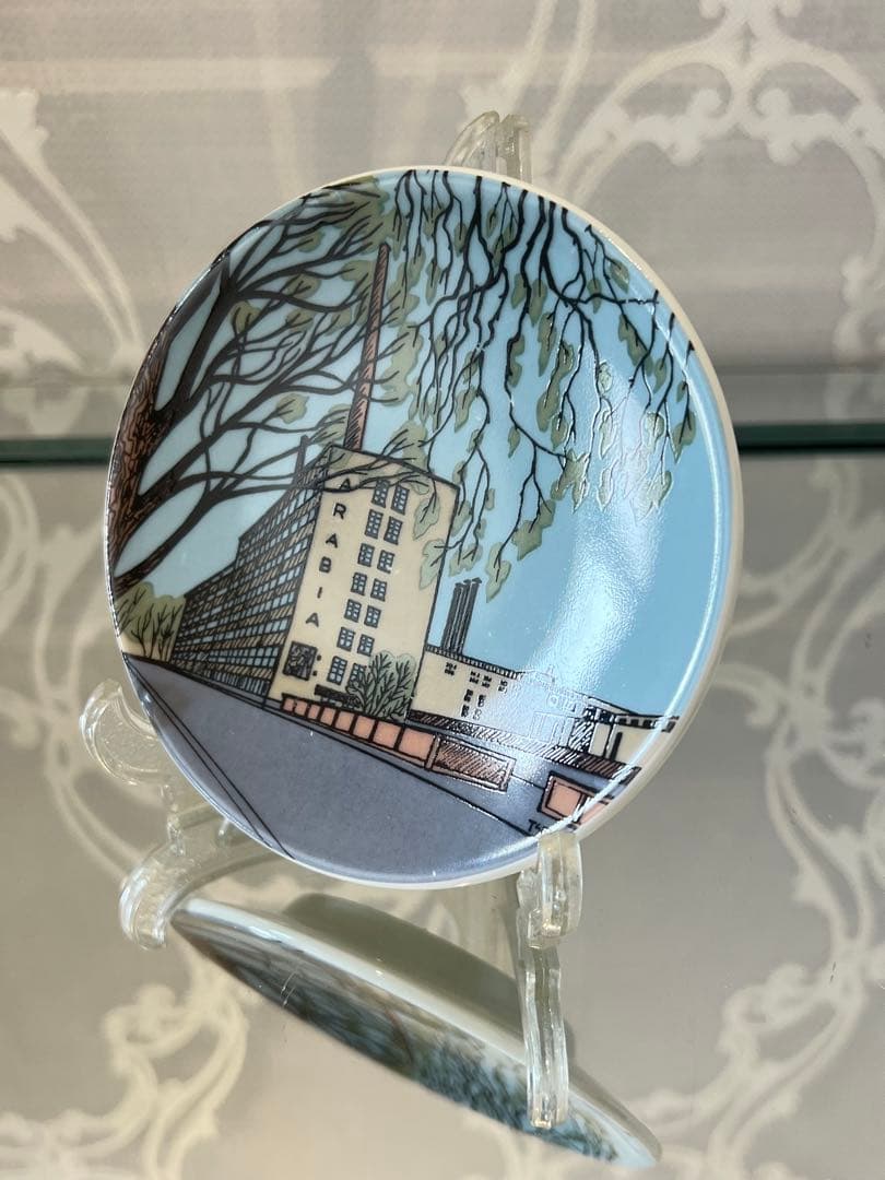 【①希少　アラビア　工場見学　ファクトリー　ビジット　プレート】