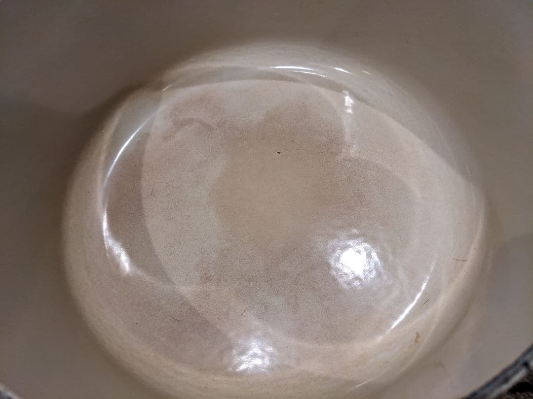 箱付き LE CREUSET 鋳鉄製 24 DUNE ココットロンド 希少カラー