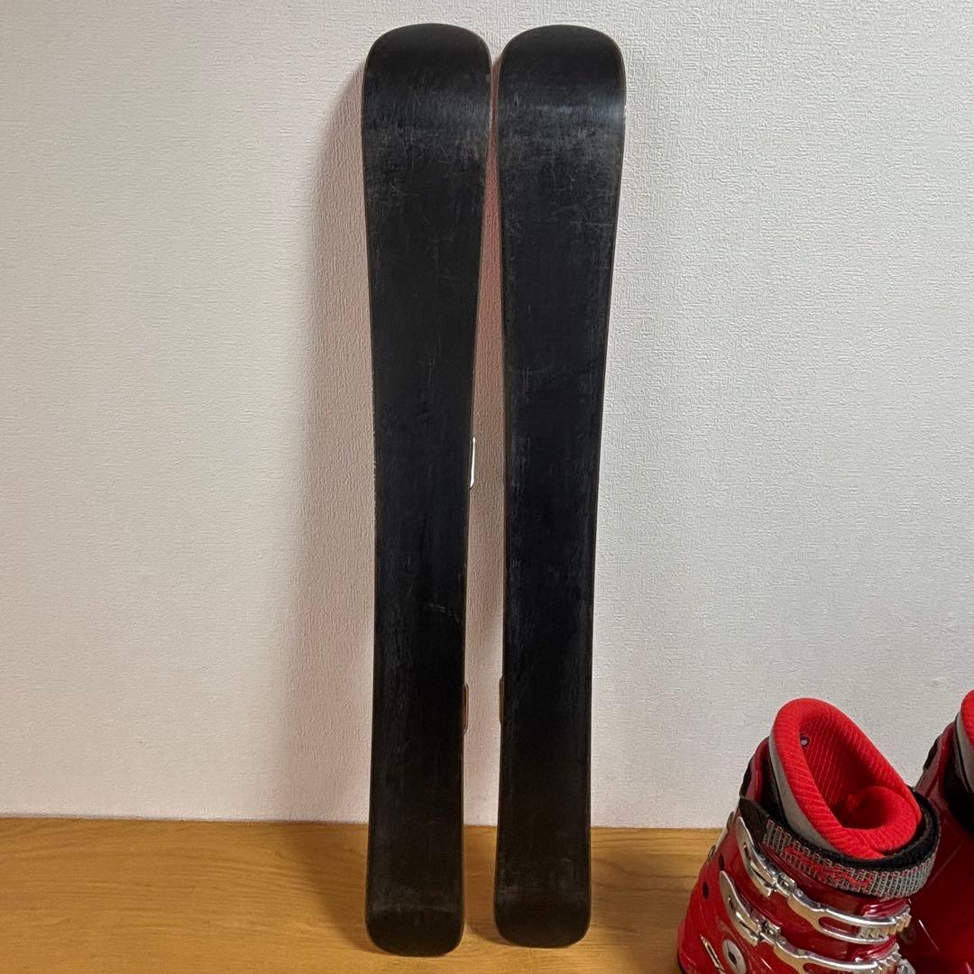メンズ　ショートスキー　ファンスキーセット　Gen 27-27.5cm 赤