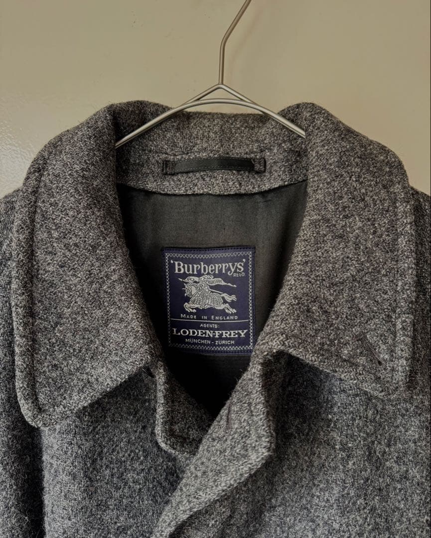 u*様 【ヴィン爺の家宝】一枚袖 コート バーバリー×ハリスツイード×ローデンフ