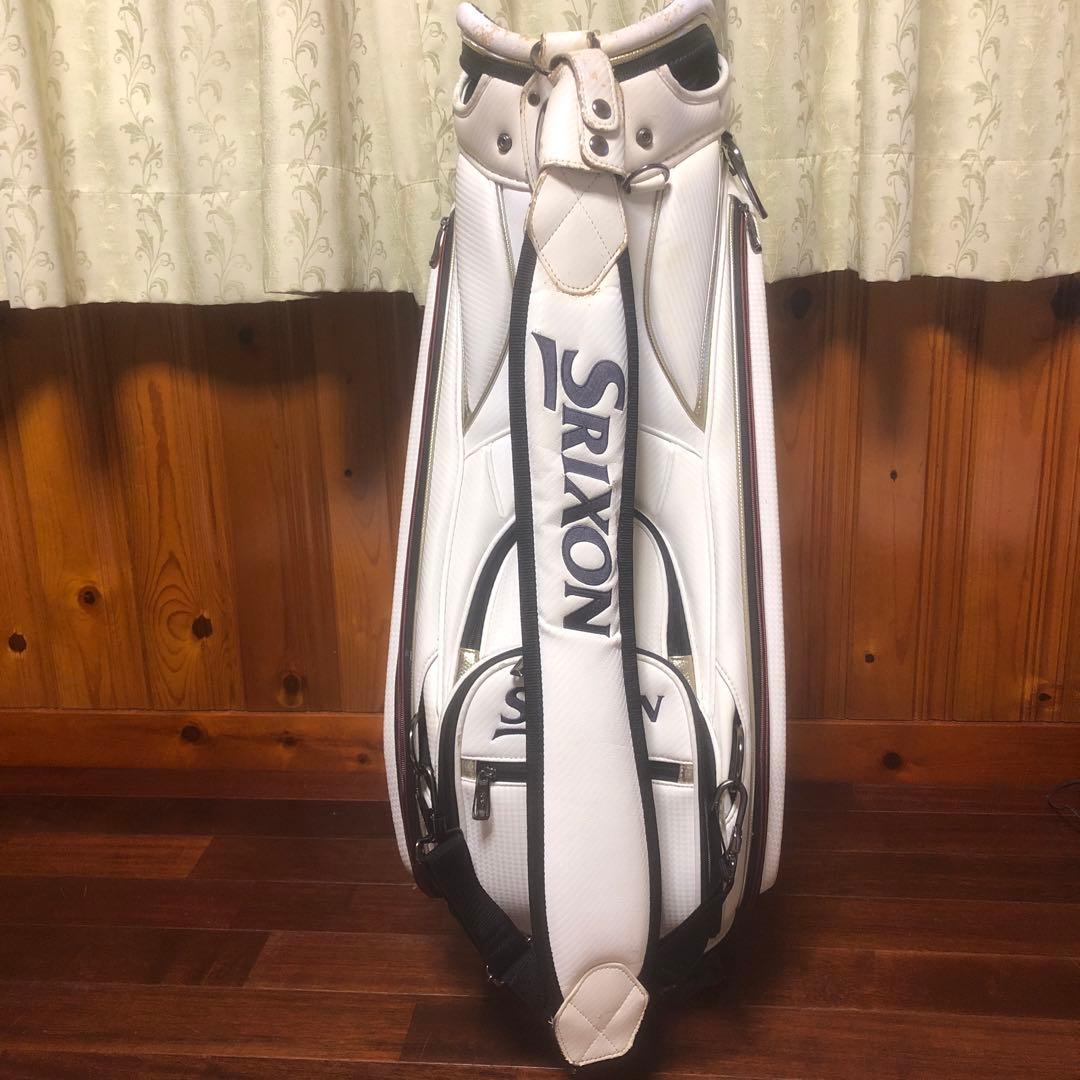 Srixon ホワイト キャディバッグ