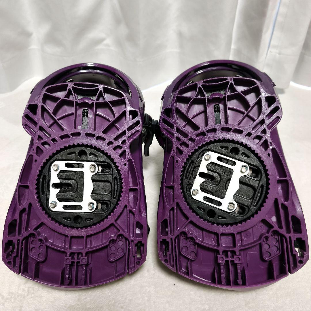 SALOMON rhythm パープル スノーボードビンディング　Mサイズ