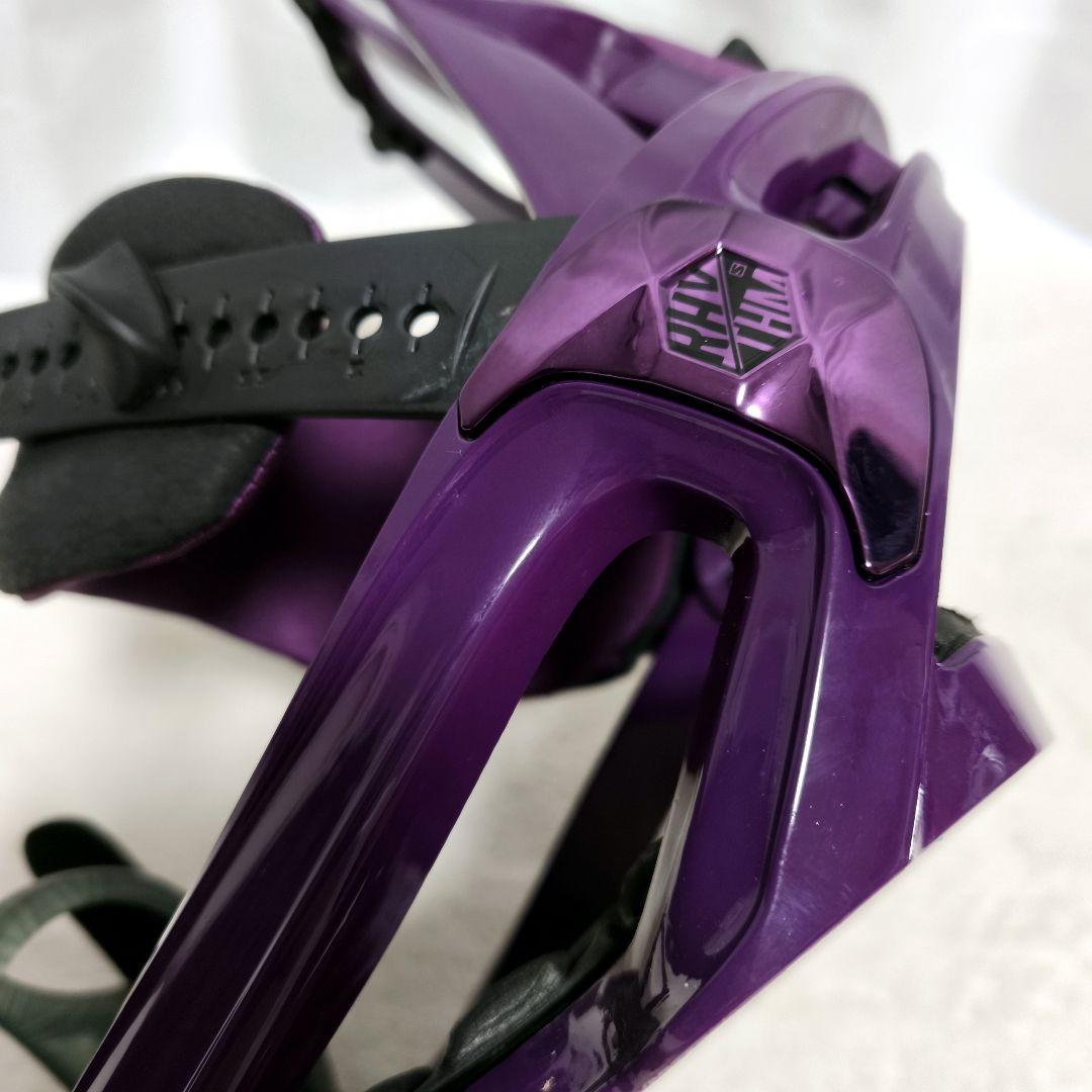 SALOMON rhythm パープル スノーボードビンディング　Mサイズ