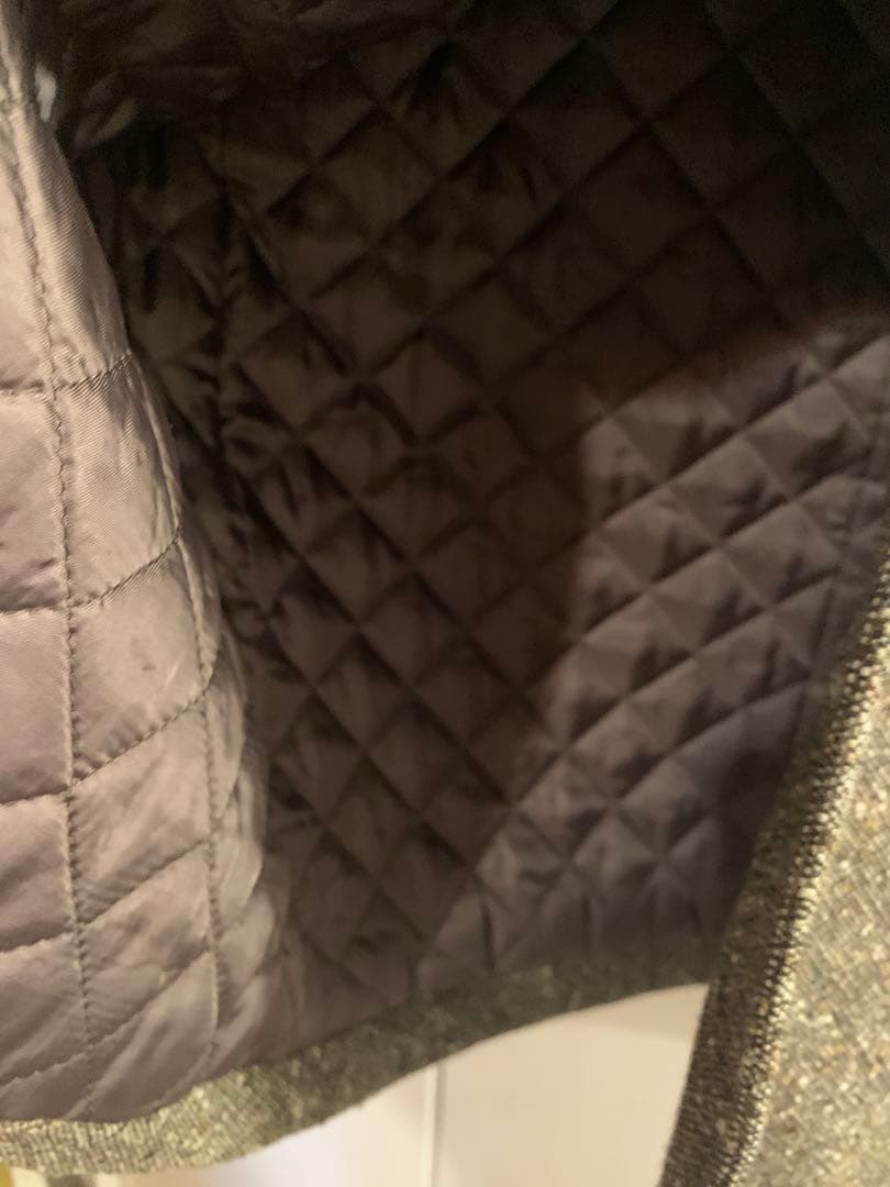 新品イッセイミヤケim product ツィード地キルティングステンカラーコート